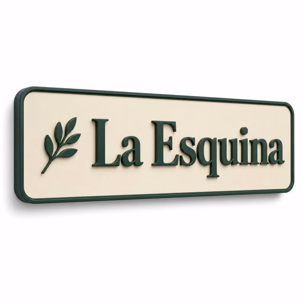 Letrero de Tienda