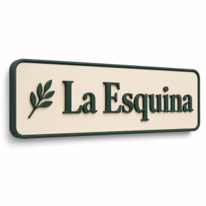 Letrero de Tienda