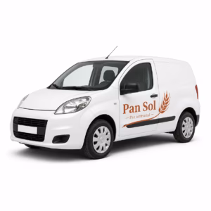 Mockup de rotulacion de coche para catálogo de productos de impresión.