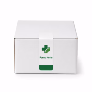 Mockup de precintos adhesivos para catálogo de productos de impresión.