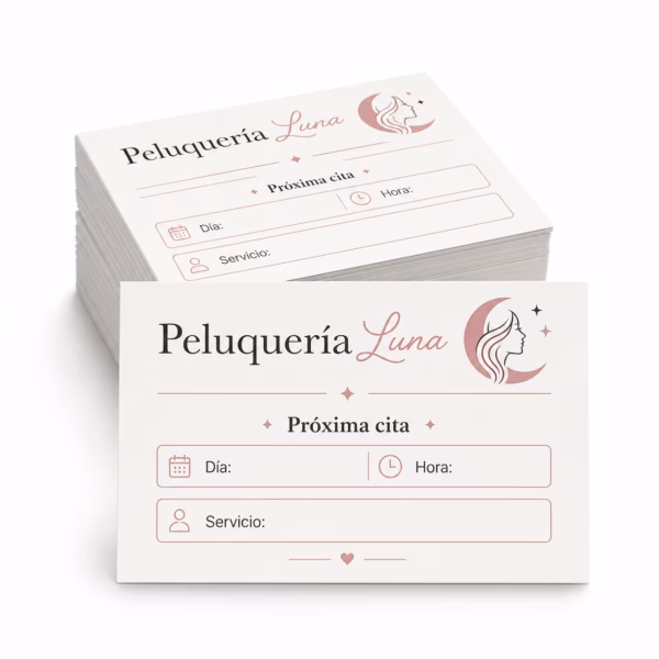 Mockup de tarjetas para citas para catálogo de productos de impresión.
