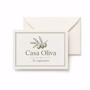 Mockup de invitaciones y postales para catálogo de productos de impresión.