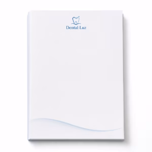 Mockup de papel de carta para catálogo de productos de impresión.