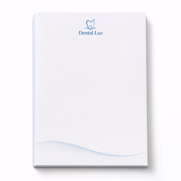 Mockup de papel de carta para catálogo de productos de impresión.