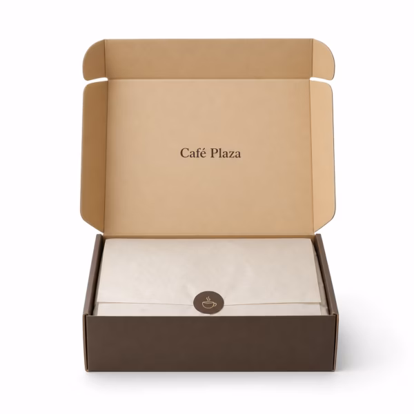 Mockup de cajas para suscripcion para catálogo de productos de impresión.