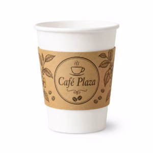 Mockup de fundas para vasos para catálogo de productos de impresión.