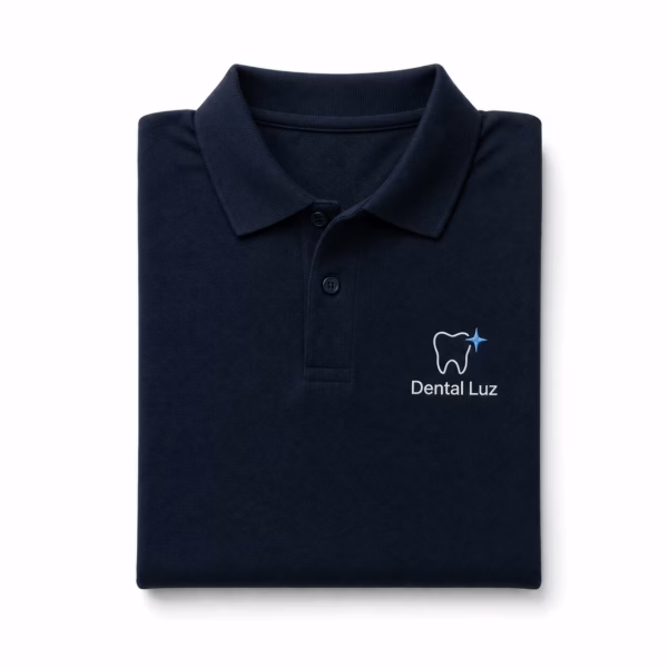 Mockup de camisetas bordadas para catálogo de productos de impresión.