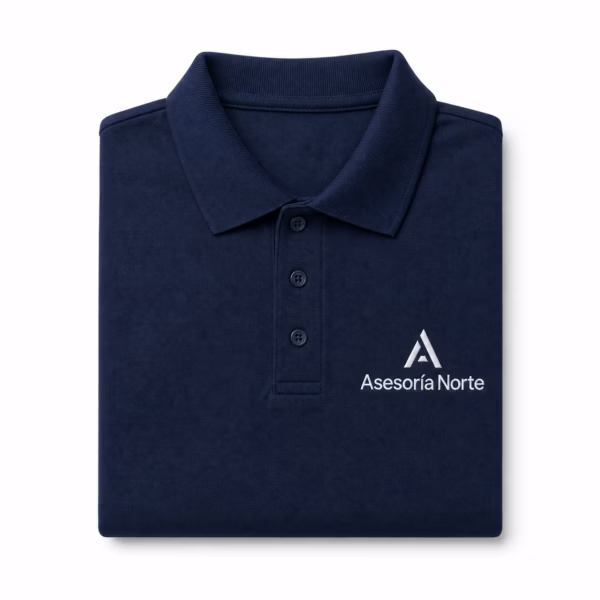 Mockup de polos para catálogo de productos de impresión.