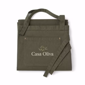 Mockup de uniformes para hosteleria para catálogo de productos de impresión.