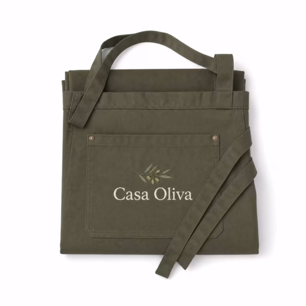 Mockup de uniformes para hosteleria para catálogo de productos de impresión.