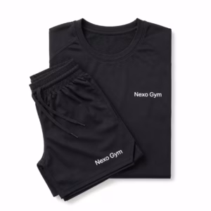 Mockup de ropa deportiva para catálogo de productos de impresión.